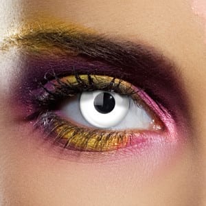Tiger eyes, checkered pupils, zombie white out: non-prescription costume contact lenses come in many different patterns and colors, but can cause serious eye problems.