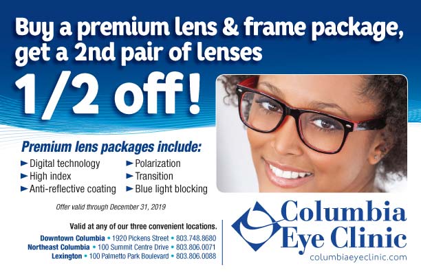 Buy a premium lens & frame package, get a 2nd pair of lenses 1/2 off!
